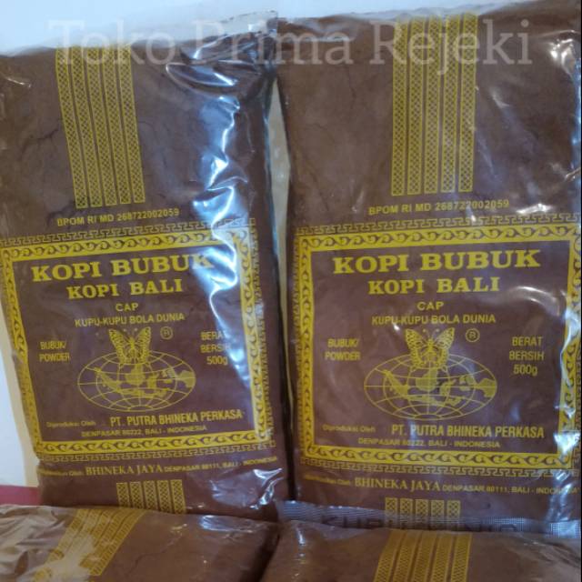

Kopi Bali Cap Kupu Kupu Bola Dunia 500 Gr