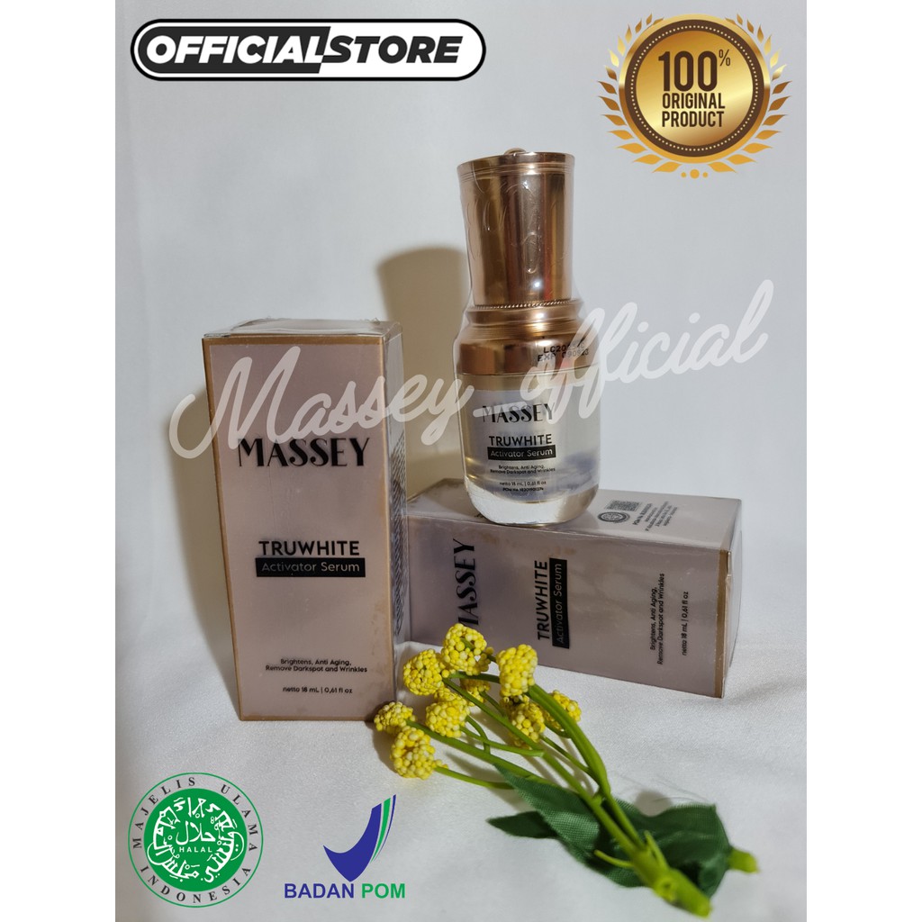 Massey Truwhite Activator Serum (Serum Pencerah Klinik Kecantikan Dokter Spesialis)