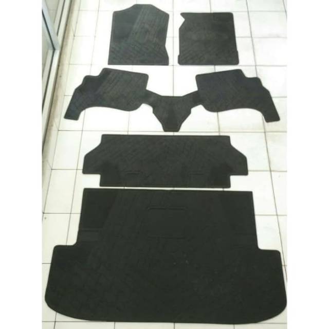 Karpet Karet Lantai Mobil Toyota All New Rush / All New Terios 2018 2019 2020 Full Set Good Quality