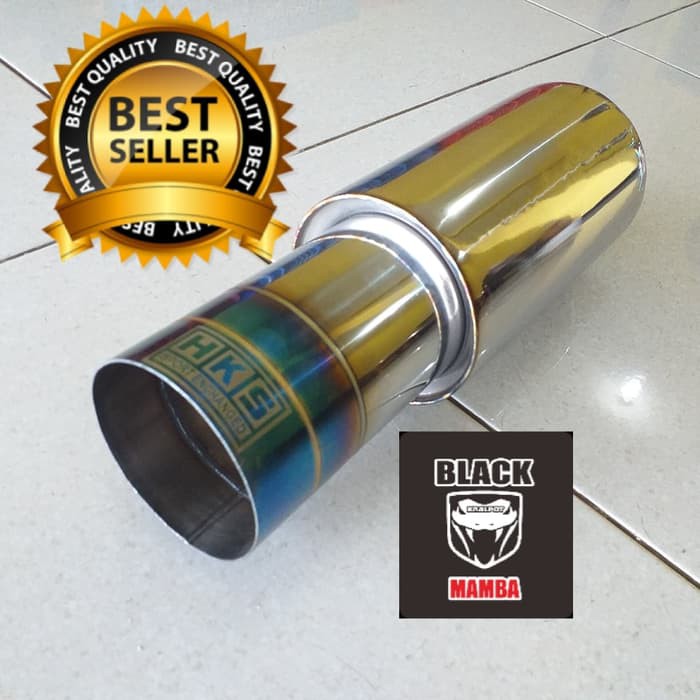 Knalpot Mobil HKS Turbo BurnTip Muffler Las Argon Jazz Xenia Avanza
