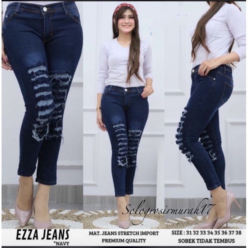 CELANA JEANS RIPPED EZZA JEANS