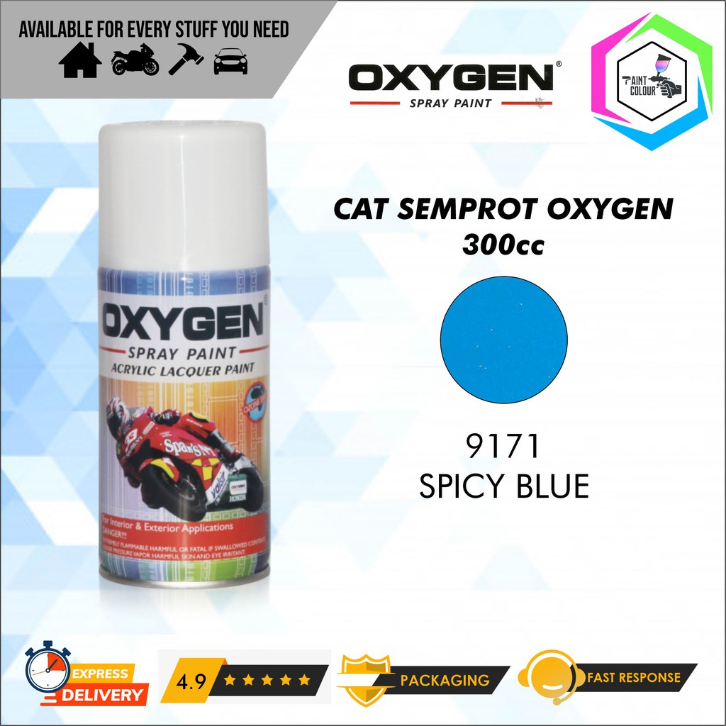 Cat Semprot / Pylox OXYGEN - 9171 Spicy Blue