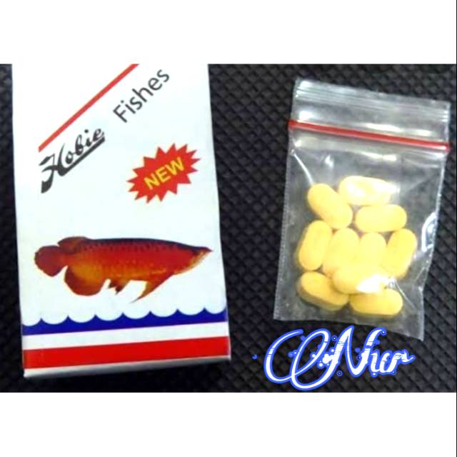 Vitamin obat ikan arwana hobbie /anti stress nambah nafsu makan