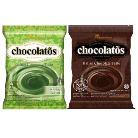 

CHOCOLATOS DRINK 28 GRAM MINUMAN COKLAT BUBUK MATCHA RENCENG