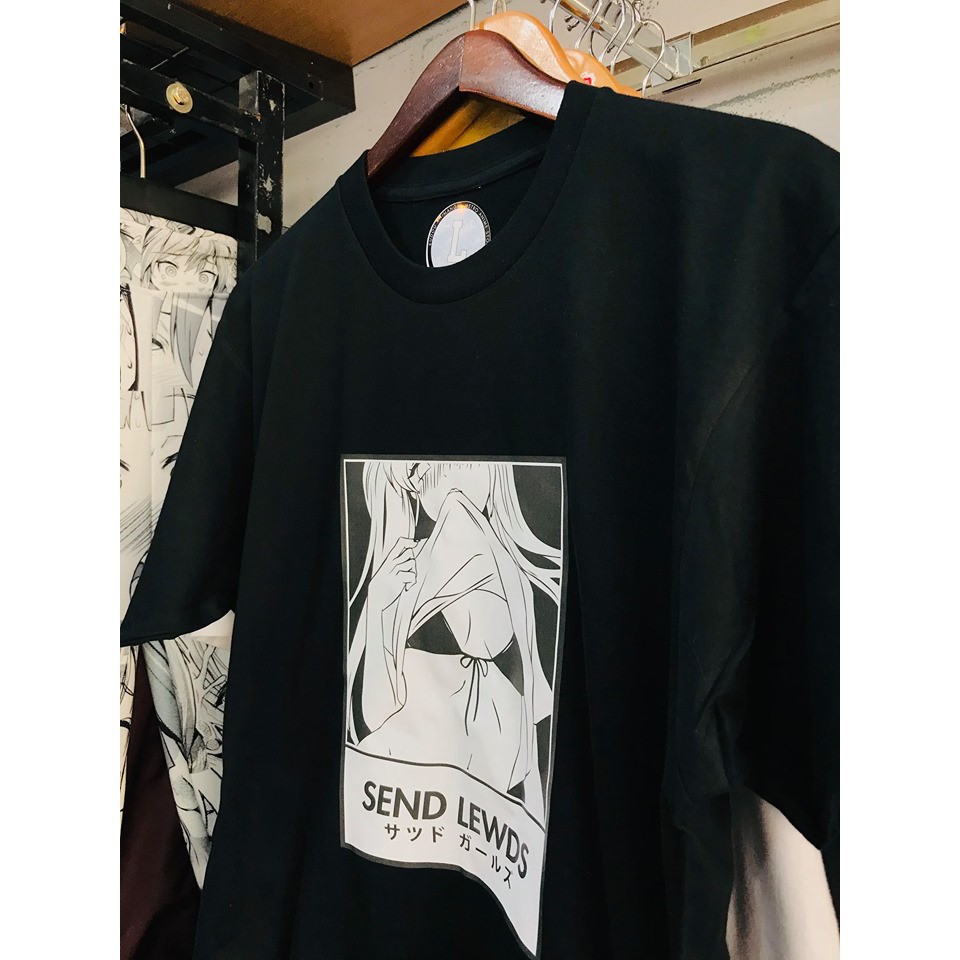 SEND LEWD TEASE ME Anime distro Tshirt