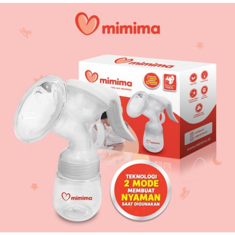 Mimima Breast Pump Manual/Pompa ASI Manual Mimima