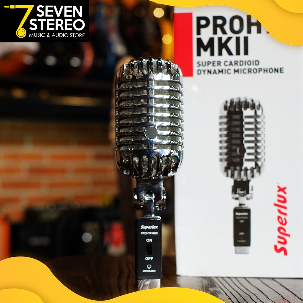 Superlux PROH7F MKII Classic Cardioid Dynamic Microphone