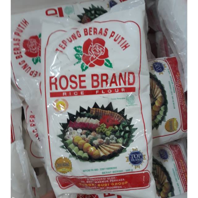 

Tepung beras putih rose brand 500g