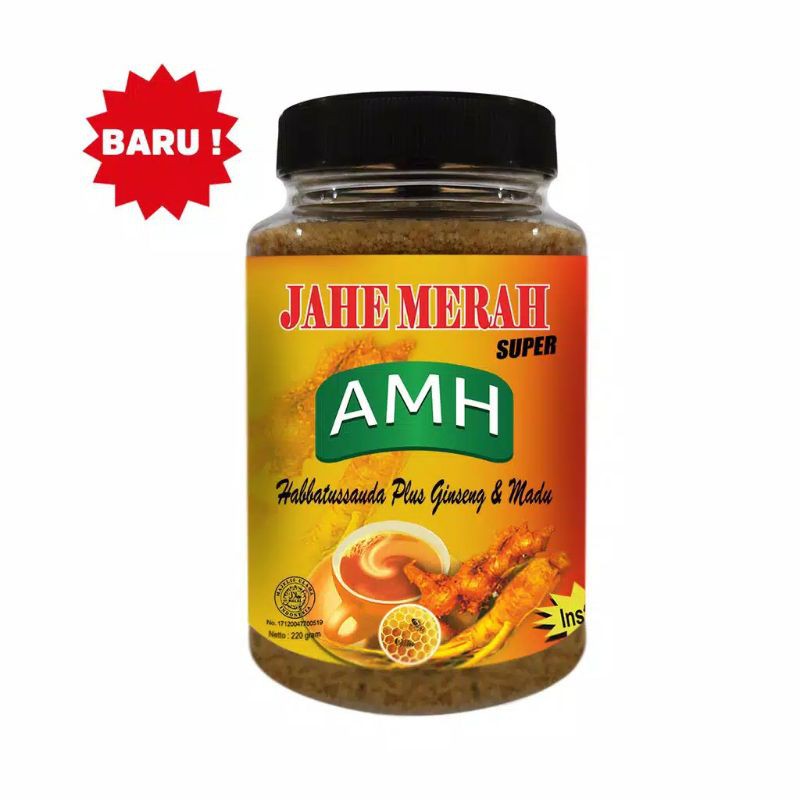 AMH Jahe Merah Toples Herbal