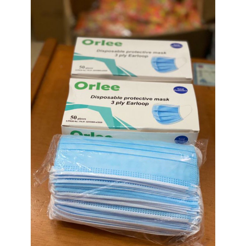 MASKER 3PLAY HIJAB MASKER KUPING MASKER EARLOOP ISI 50 PCS FACE MASK    grosir
