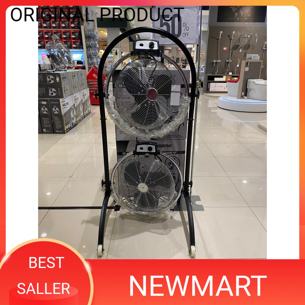 Krisbow Kipas Angin Tornado Industrial Double Fan 40 Cm 16 inch