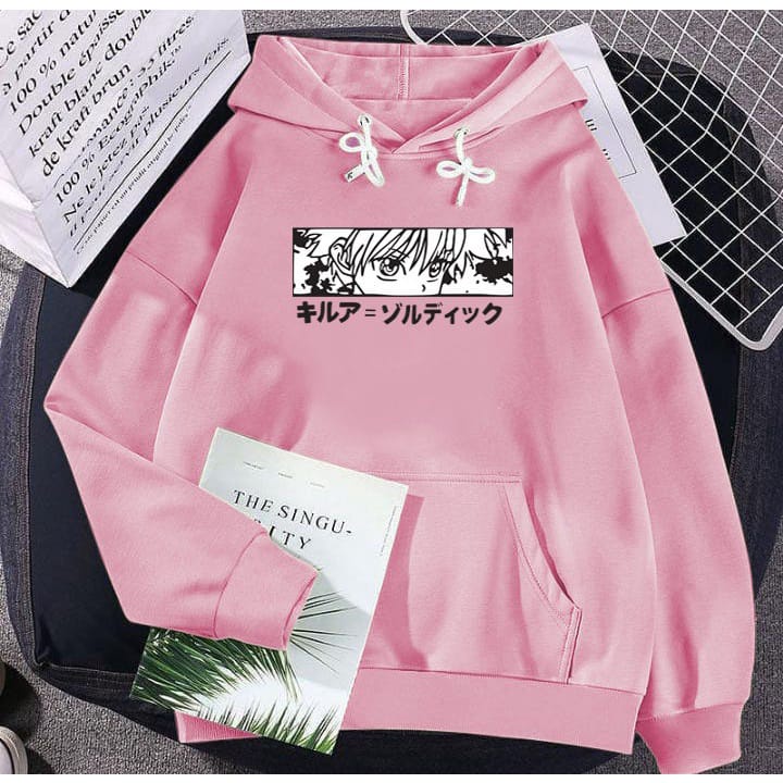 Sweater hoodie pria wanita HUNTER X HUNTER distro pria bahan fleece