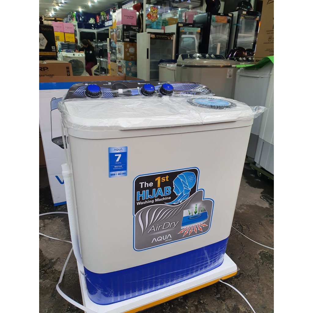 AQUA JAPAN MESIN CUCI 2 TABUNG 7KG QW-751 NEW