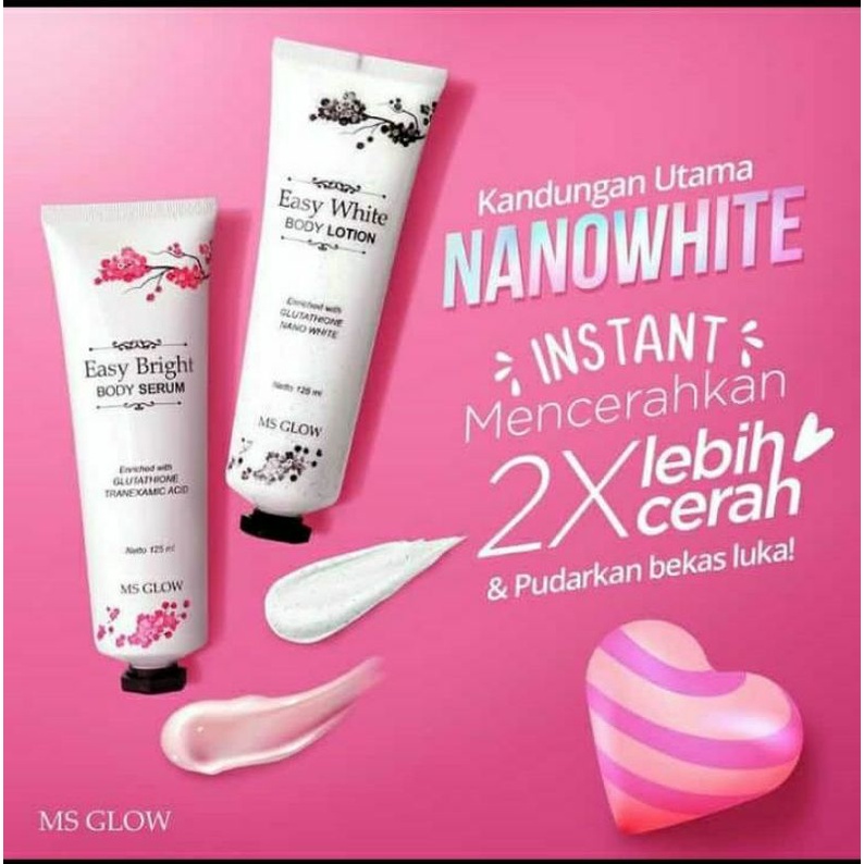 hand body Lotion Ms Glow Original Easy and Bright