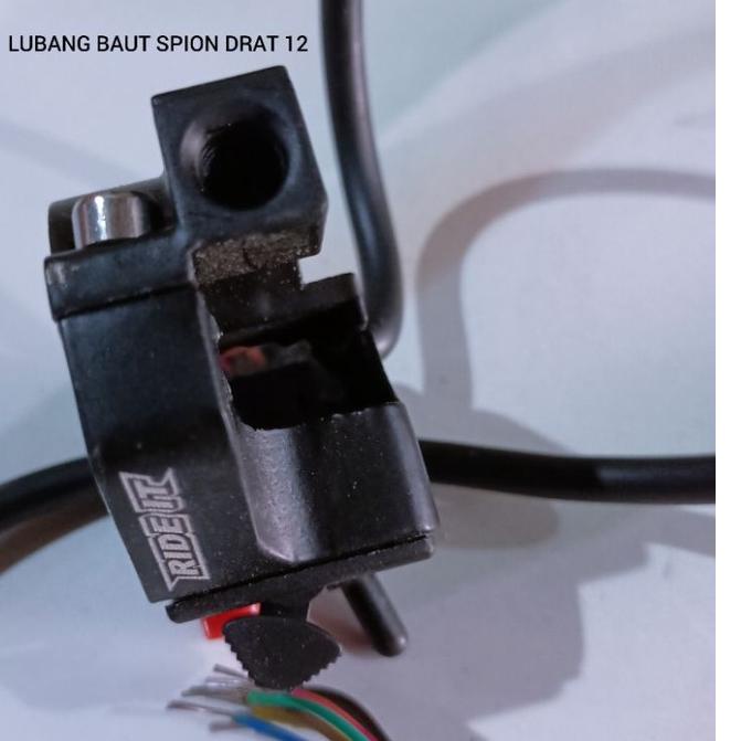 Super Deals HOLDER KIRI VARIASI RIDE IT | SAKLAR HOLDER KIRI BEL SEN ON OFF CB GL UNIVERSAL ALL MOTO