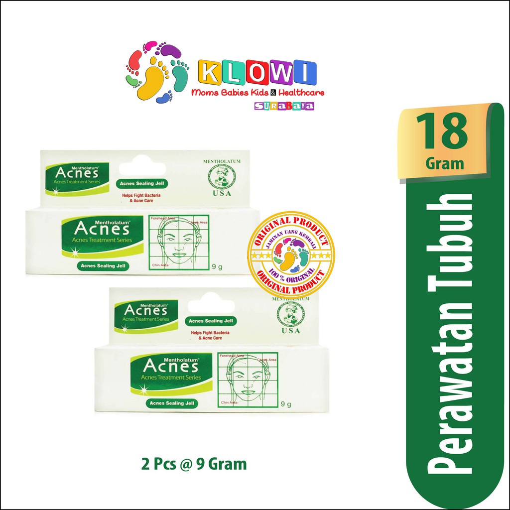 ACNES SEALING GEL 2x9G /ACNE GEL/ACNE CARE/MENGEMPISKAN,MENGERINGKAN&amp;MENGHILANGKANJERAWAT 2 PCS