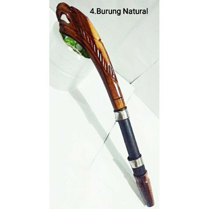 Pahul Gagang Joran Reel Ukir Motif Burung Natural