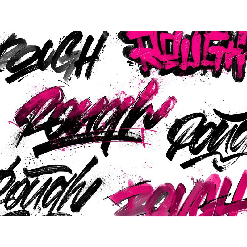 Procreate Brush - Rough Pack Graffiti Texture Procreate Pack