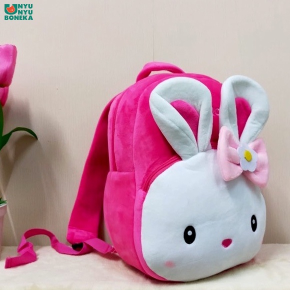 tas ransel anak konggi rabbit kelinci doraemon kucing animal backpack sekolah