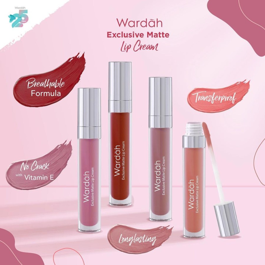 ❄️MATCHA❄️ WARDAH EXCLUSIVE MATTE LIP CREAM ORIGINAL / WARDAH LIP CREAM