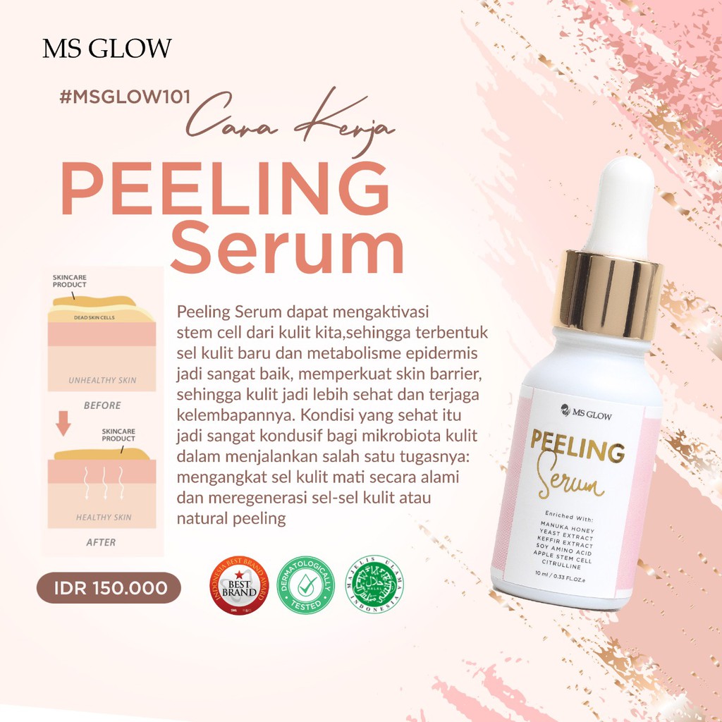 PEELING SERUM MS GLOW / SERUM PEELING MS GLOW / MS GLOW PEELING MS GLOW ORIGINAL