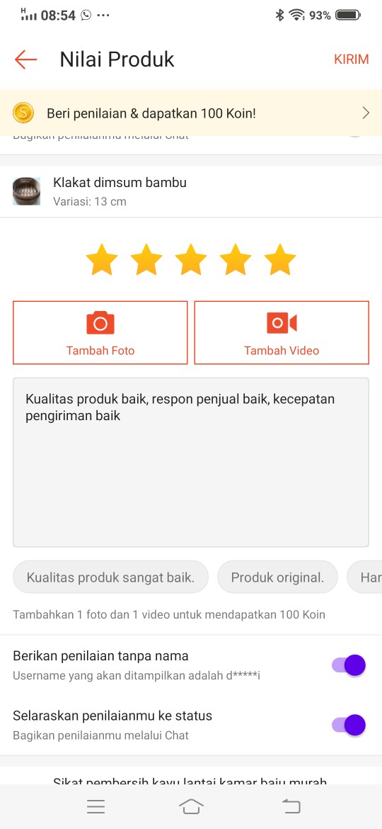 Klakat Dimsum Bambu