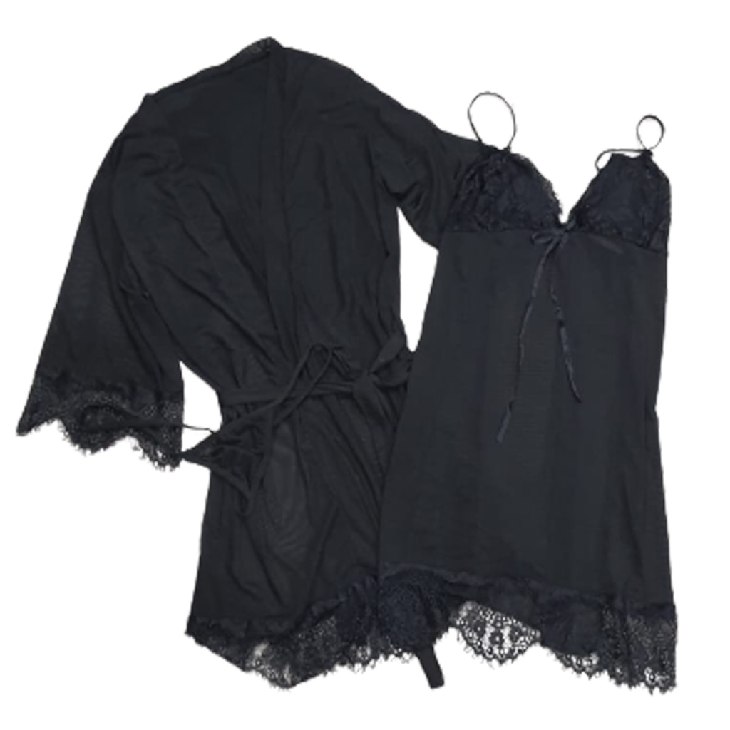 LINGERIE SEXY LACE BAJU TIDUR SEKSI GAUN MALAM SEKSI