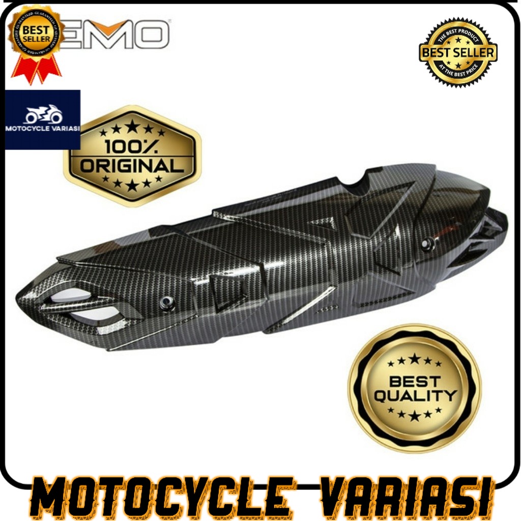 Cover knalpot new nmax carbon nemo