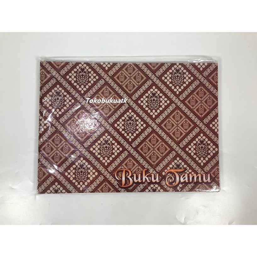 

Buku Tamu dengan motif batik