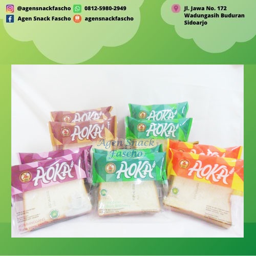 

Aoka Roti Panggang All Variant 65 gram