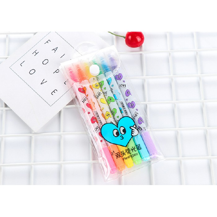 

Stabilo Pulpen Warna 2 Sisi Love-ats