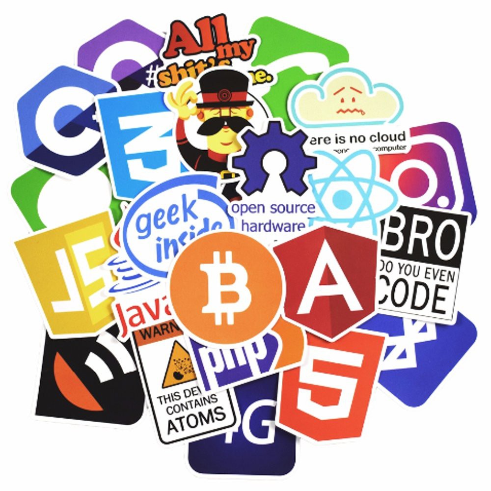 S07 50PCS PROGRAMMER STICKER Limited