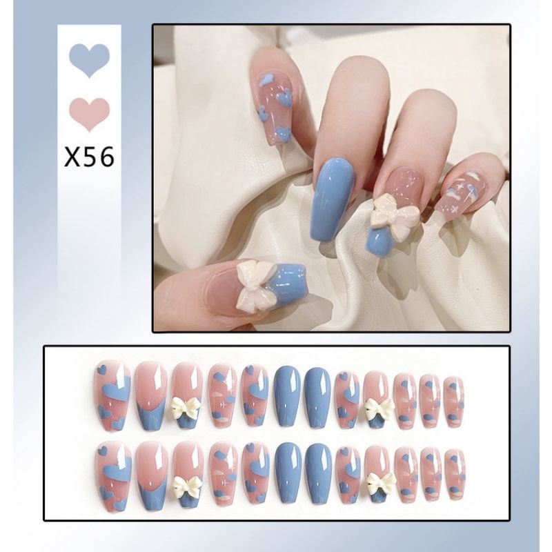 (isi 24pcs free lem) kuku Palsu Murah /fake Nails/Fake nail