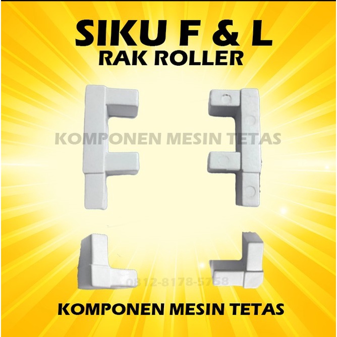 Siku F Dan L Untuk Rak Roler Aluminium