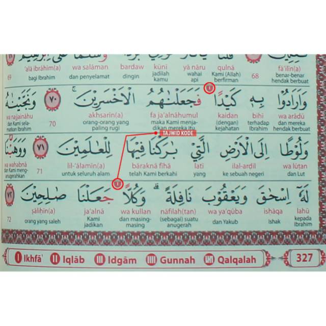 AlQuran Al Wasim Ukuran A4 BESAR dan A5 Al quran Tajwid dan Terjemahan Cocok untuk Pemula Tajwid Kode