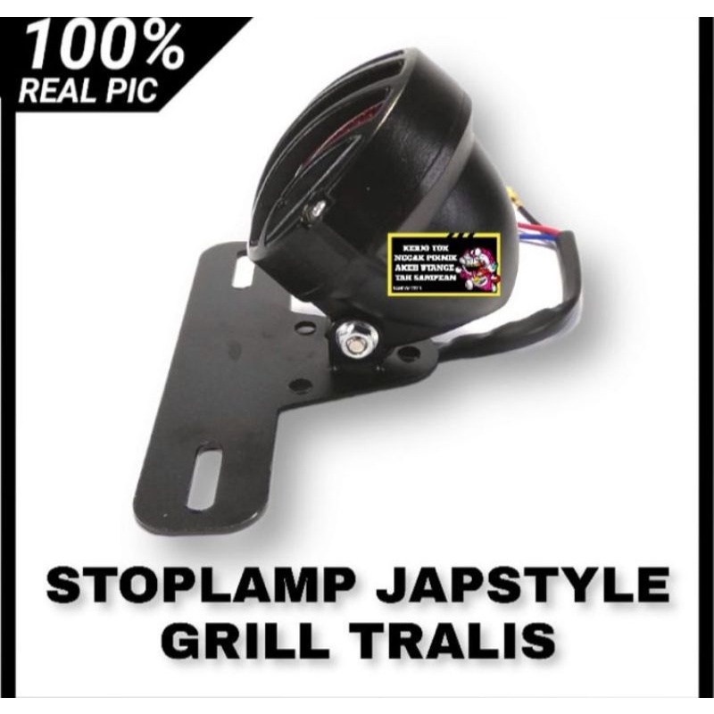 Stoplamp Japstyle Lampu Stop Grill Tralis Model Classic