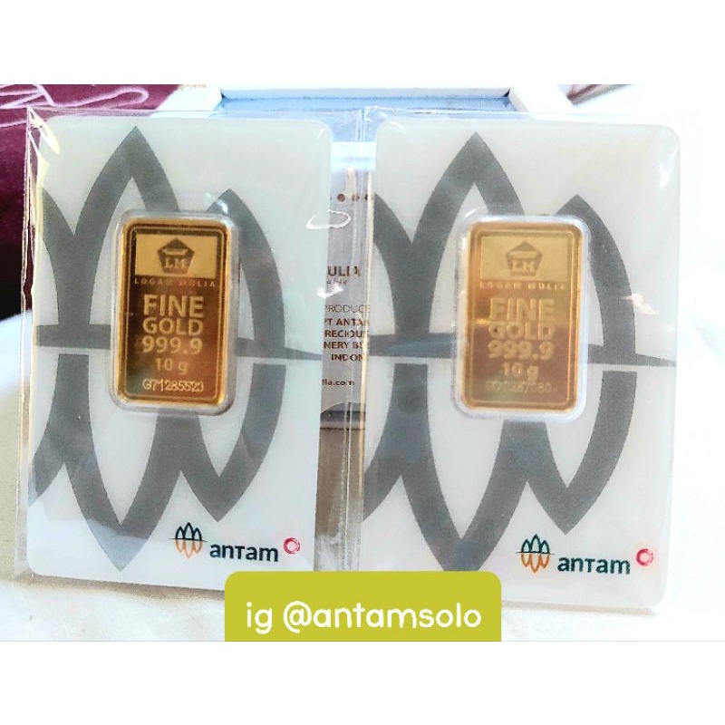 LM Antam 10 gram certicard