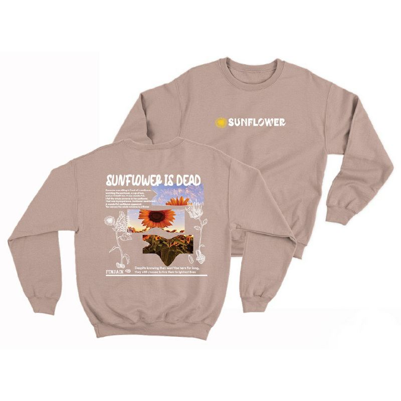 Sweater crewneck unisex (Sunflower)