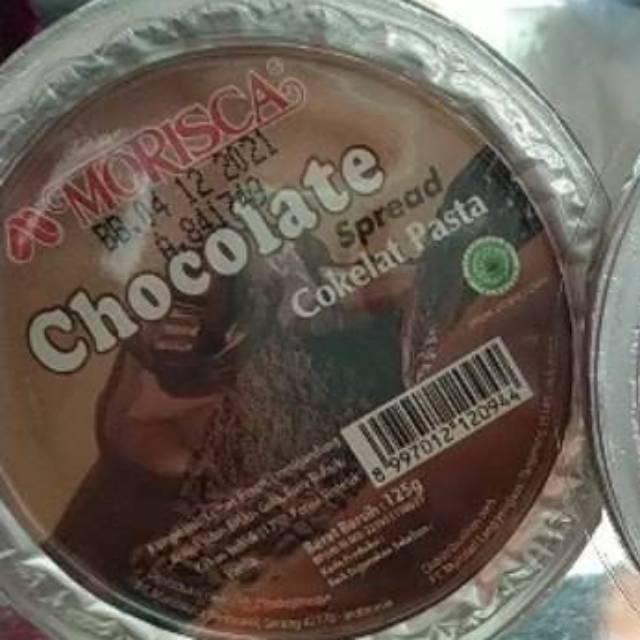 selai coklat dan selai kacang morisca 125gr