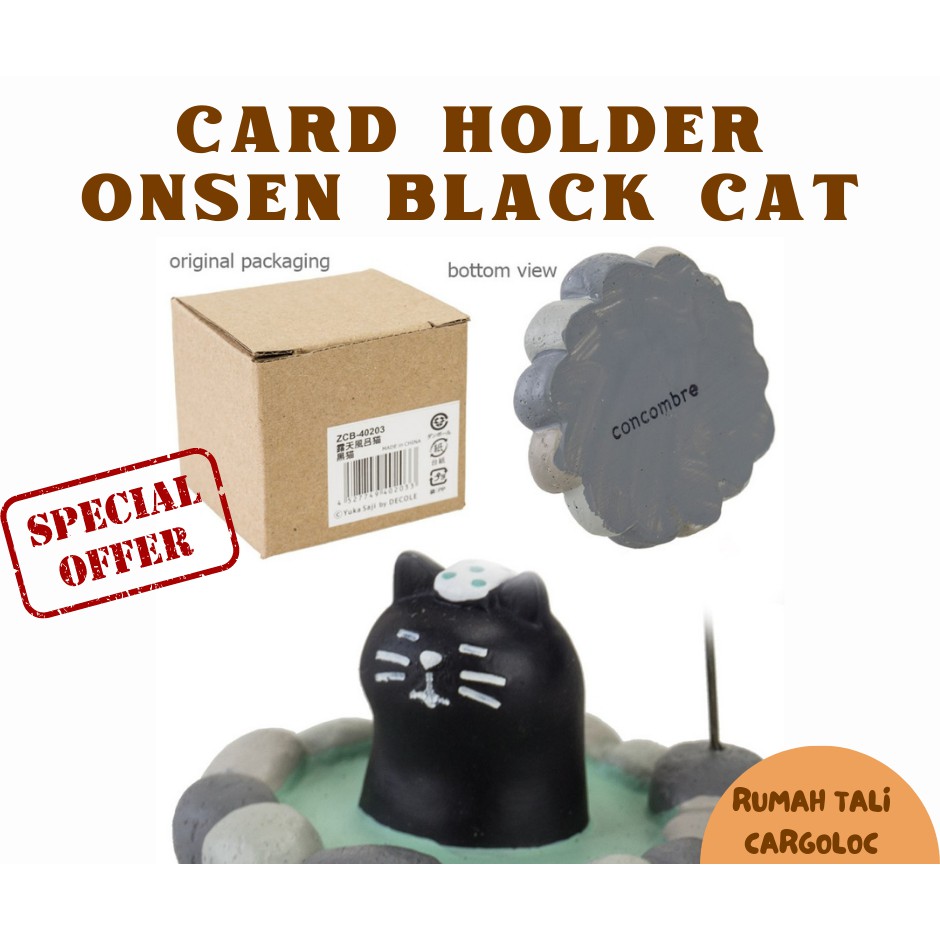 

Tempat Kartu Card Holder ONSEN BLACK CAT KUCING HITAM