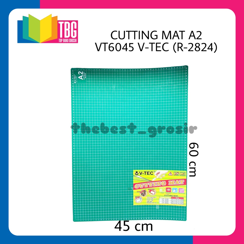 

1 PCS CUTTING MAT A2 VT6045 V-TEC / ALAS POTONG KERTAS TATAKAN PISAU CUTTER (R-2824)