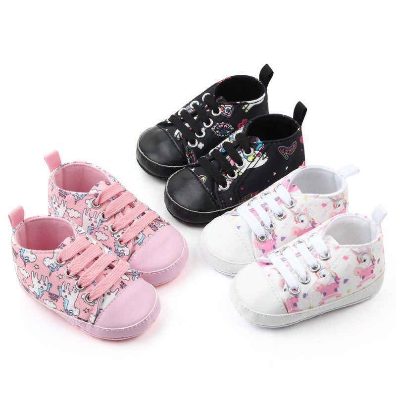 Sepatu Sepatu Bayi Newborn/Belajar Jalan Laki-laki / Perempuan Anti Slip dengan Sol Lembut Model Lac