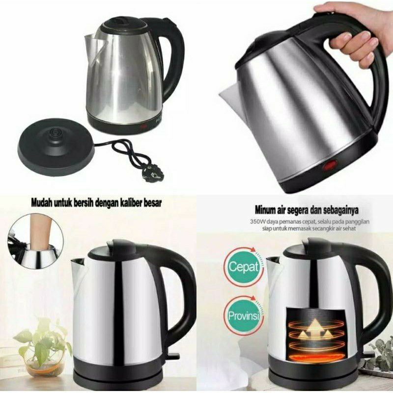 Teko Kettle listrik / teko listrik merk SUBRON  kapasitas 2 LITER