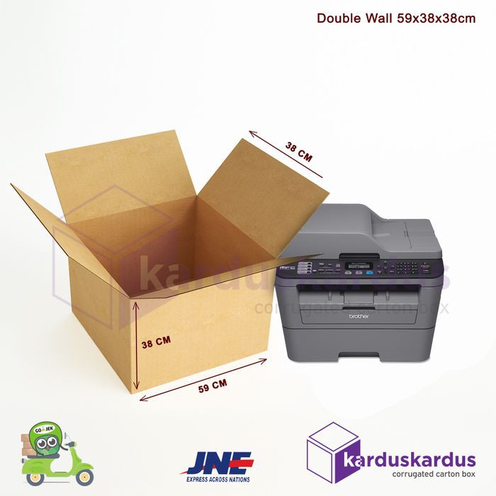 

KARDUS BOX KARTON Packing ( 59 x 38 x 38 ) DOUBLE WALL Polos