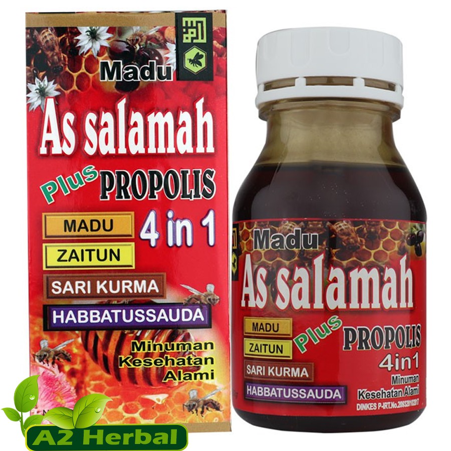 Madu As Salamah 4 in 1 Plus Propolis Za   itun Sari Kurma