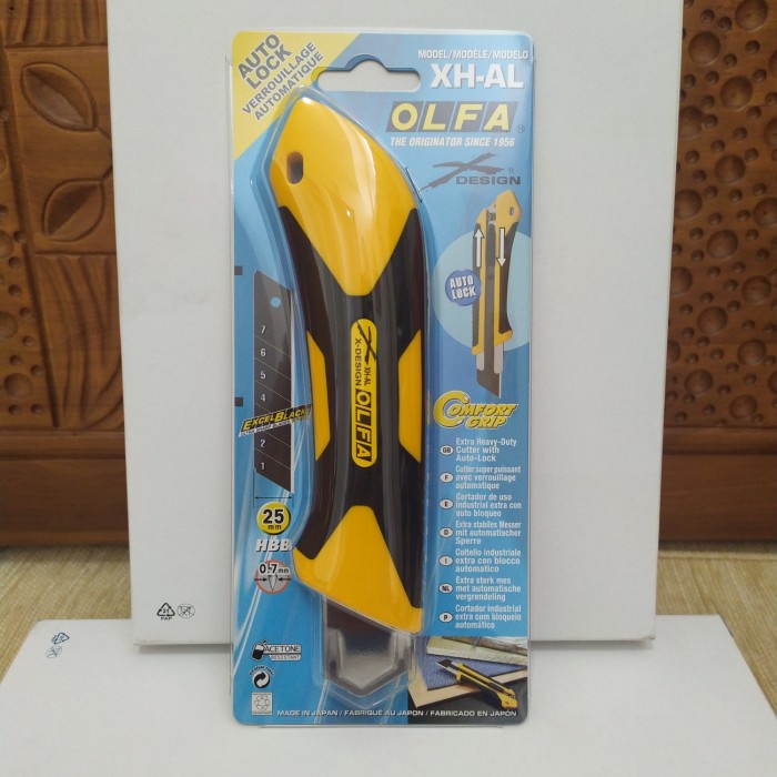 

Pisau Cutter 25mm XH-AL Olfa Auto Lock Snap-Off Blade Cutter