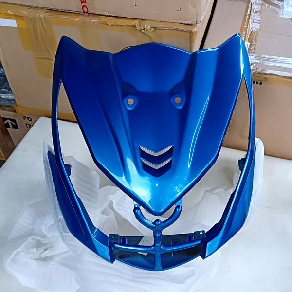 cover front panel tameng beat fi k25 2012 2015 biru