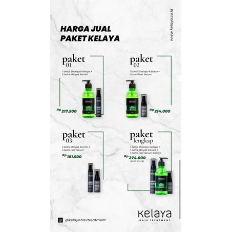 [PAKET HEMAT] KELAYA HAIR TREATMENT