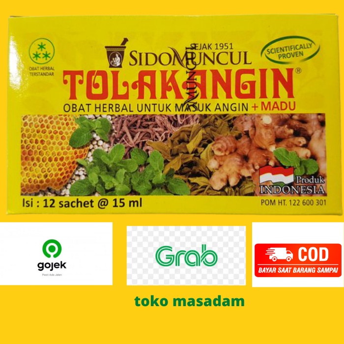 Obat Untuk Gejala Masuk Angin Pusing Mual Muntah Muntah Tolak Angin Cair Plus Madu Isi 15Ml Toko Mas