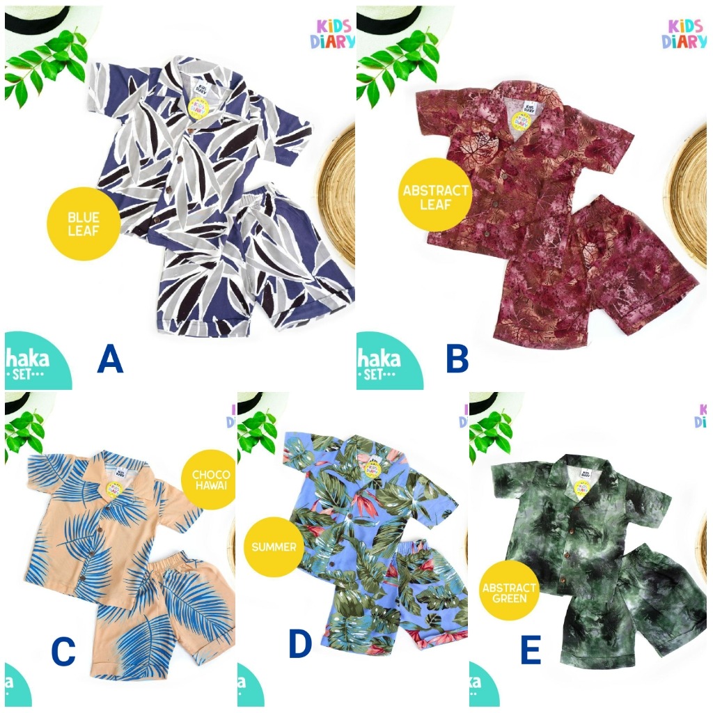 SETELAN ANAK LAKI-LAKI RAYON SHAKA 2-6TH